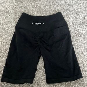 Black alphalete shorts size small